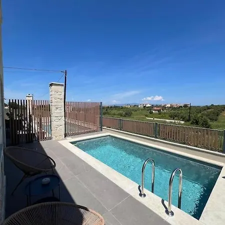 Exclusive New With Private Pool - 2br Ferienhaus Néa Fókaia